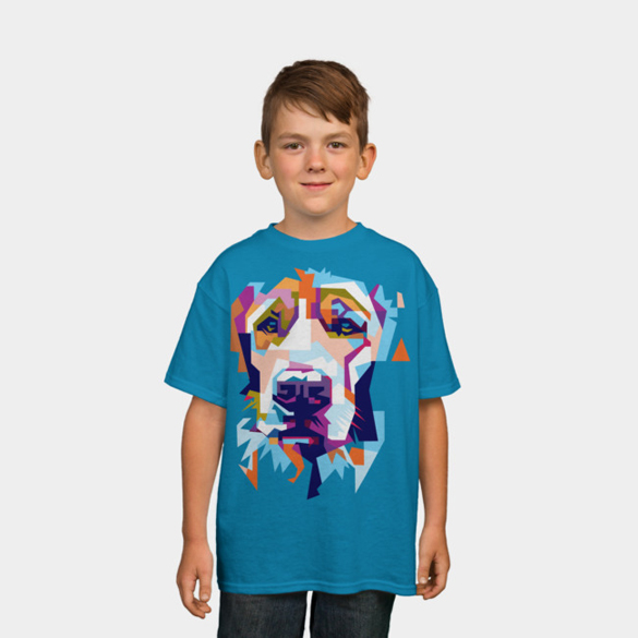 Pop Art dog t-shirt design