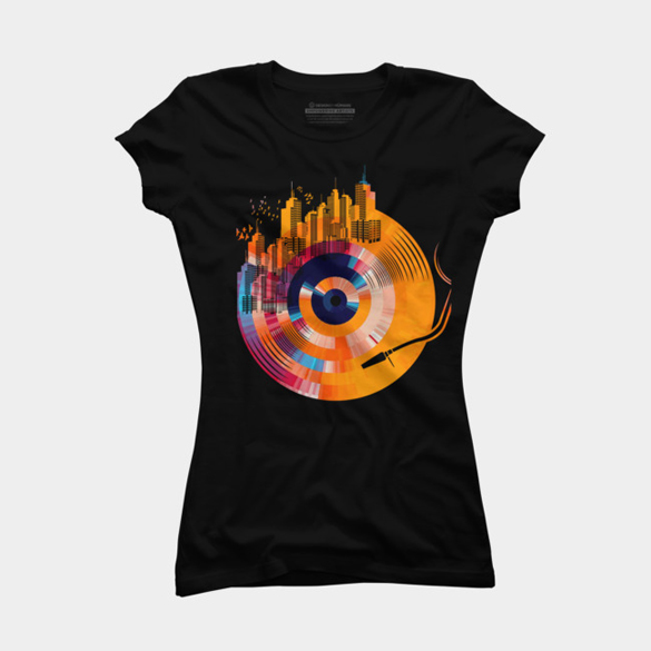 City of music t-shirt design