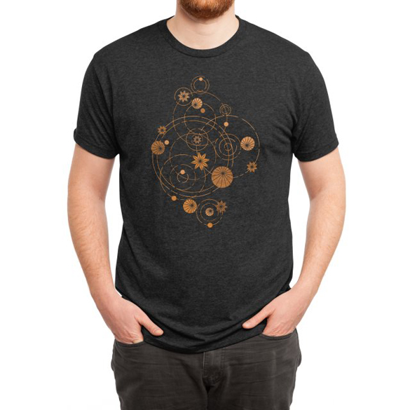 Geometric water lily t-shirt design - Fancy T-shirts