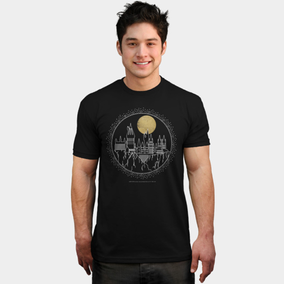 Hogwarts Line Art t-shirt design