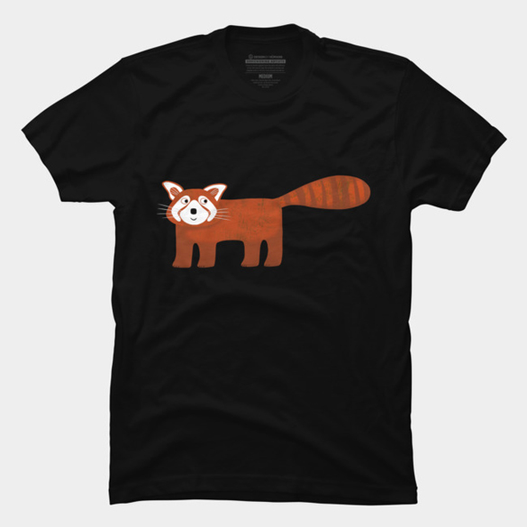 Red panda t-shirt design