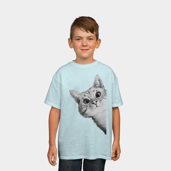 Sneaky cat t-shirt design
