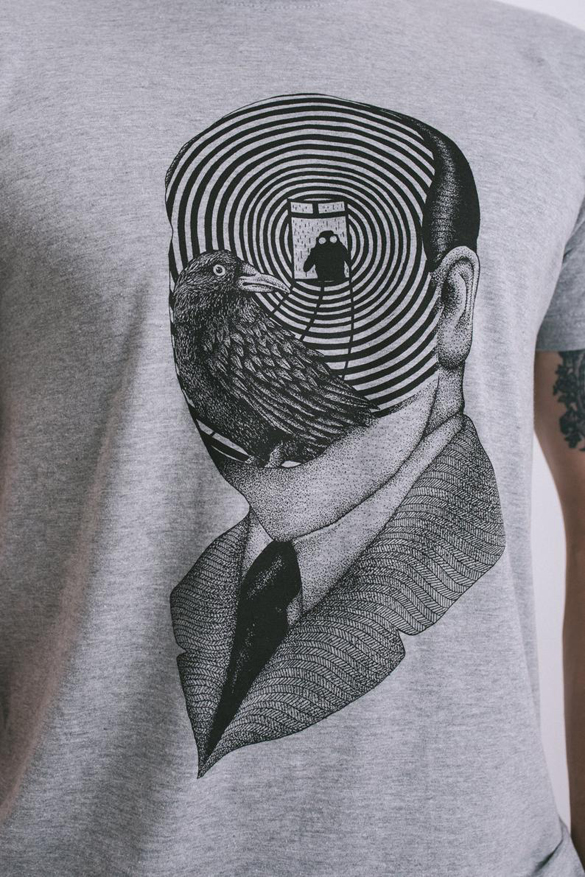 Alfred Hitchcock T-shirt design