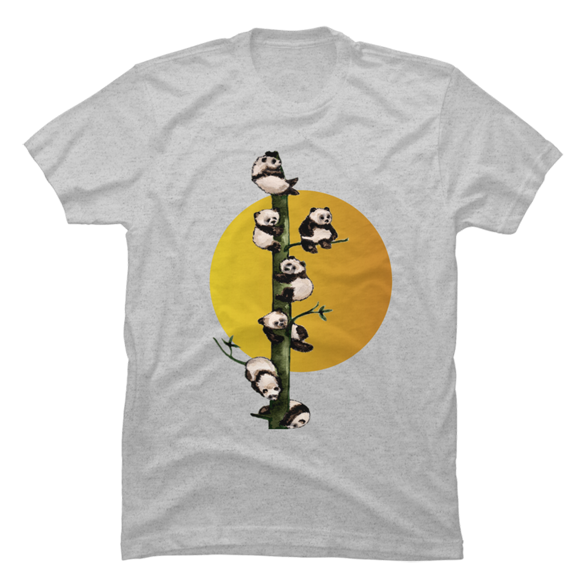 Baby pandas t-shirt design