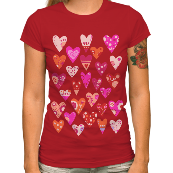 Hearts t-shirt design