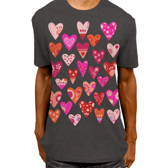 Hearts t-shirt design