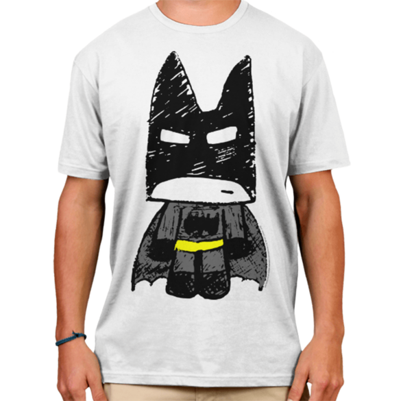 Doodle Batman t-shirt design - Fancy T-shirts