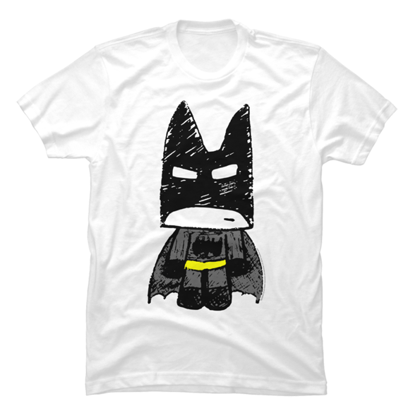 Doodle Batman t-shirt design - Fancy T-shirts
