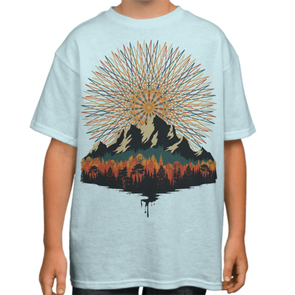 Everest geometry t-shirt design
