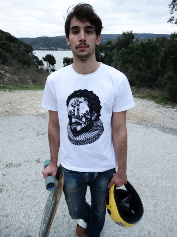 Miguel de Cervantes T-shirt design