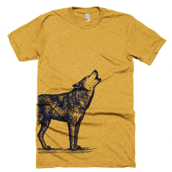 Howling Wolf t-shirt design