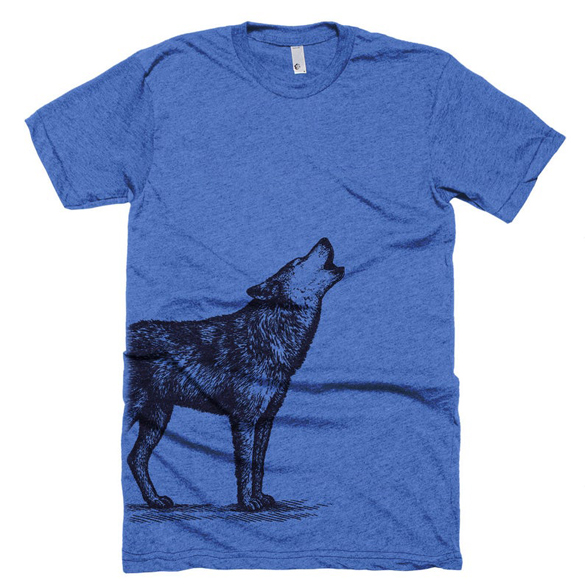 Howling Wolf t-shirt design