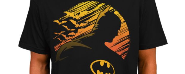 Batman Sunset Silhouette t-shirt design