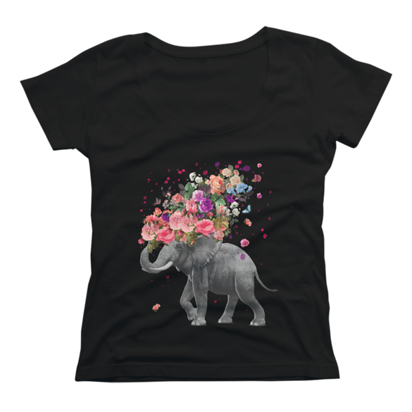 Elephant splash t-shirt design