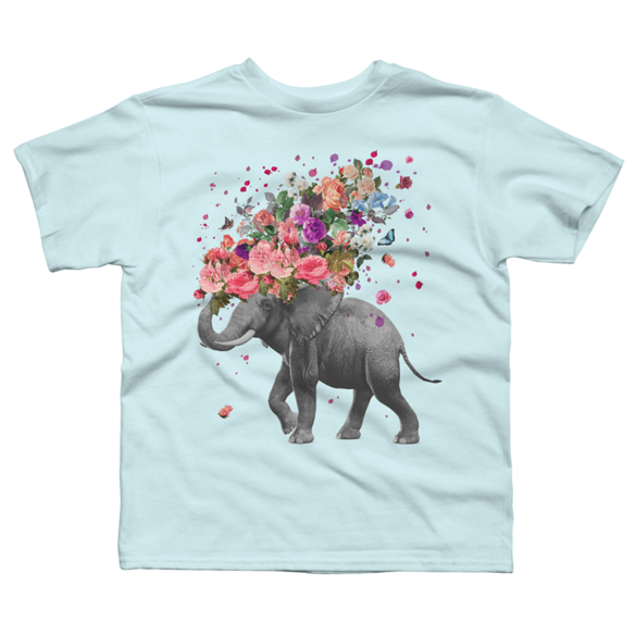 Elephant splash t-shirt design