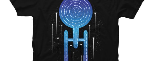 Star Trek Final Frontier Enterprise t-shirt design