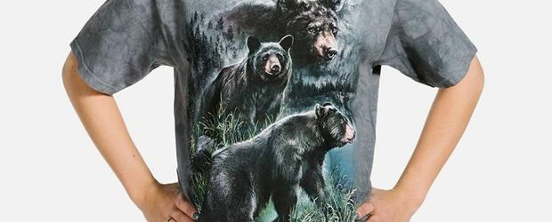 The Mountain American Black Bear Cubs t-shirt design