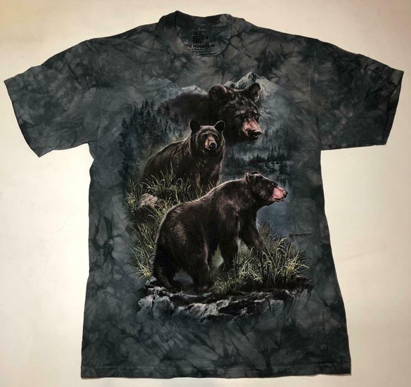 The Mountain American Black Bear Cubs t-shirt design - Fancy T-shirts