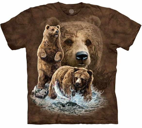 The Mountain Brown Bear t-shirt design