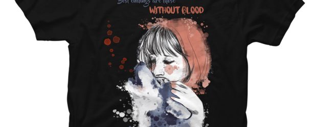 Little Red Riding Hood and the Wolf t-shirt design