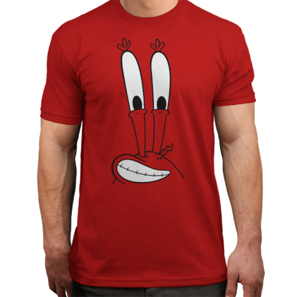 Mr. Krabs Big Face t-shirt design