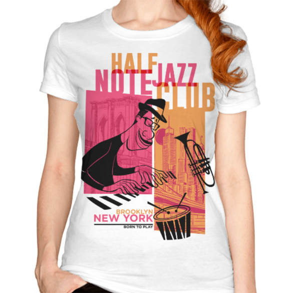 Pixar Soul Brooklyn Jazz Club t-shirt design