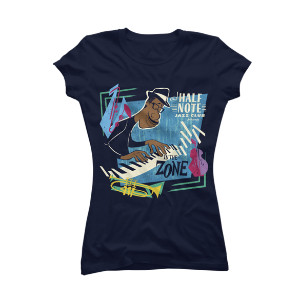 Pixar Soul Joe Jazz Zone t-shirt design
