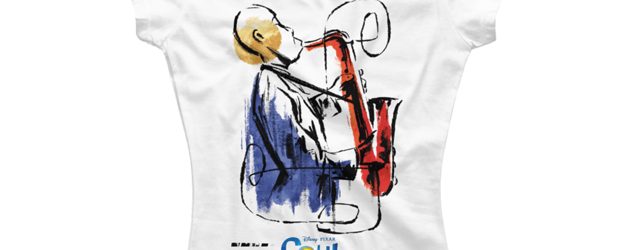 Pixar Soul Watercolor Saxophonist t-shirt design