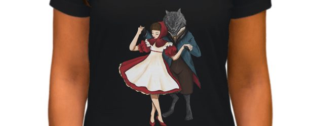 A Dangerous Dance, Red Hood And The Wolf t-shirt design