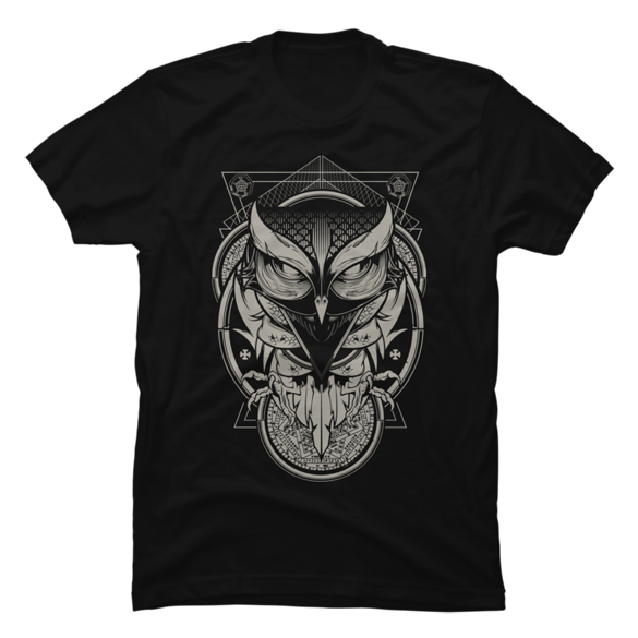 Alchemy Owl t-shirt design