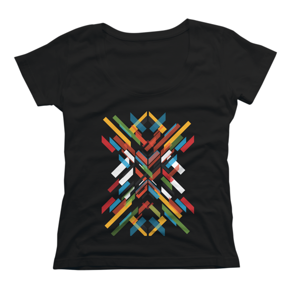 Fractal Pattern t-shirt design
