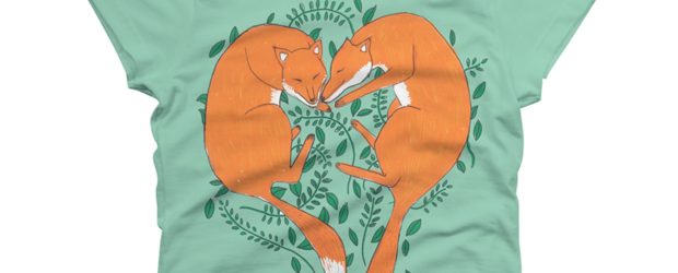 Love Foxes t-shirt design