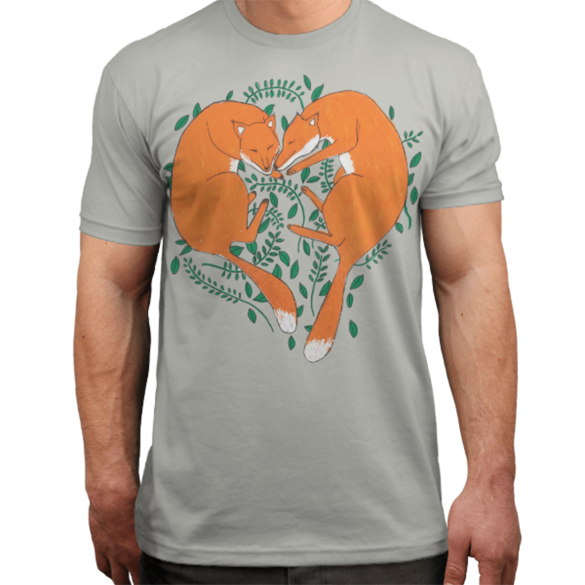 Love Foxes t-shirt design