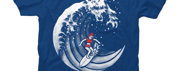 Little Red Surfing Hood t-shirt design