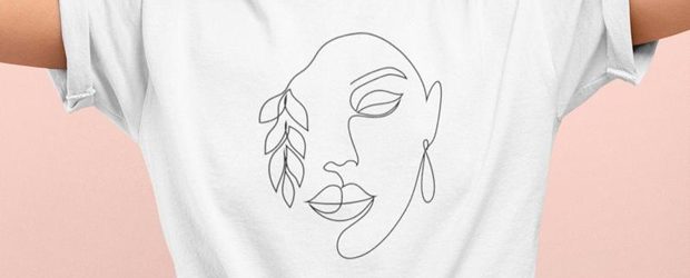 One Line Art t-shirt design