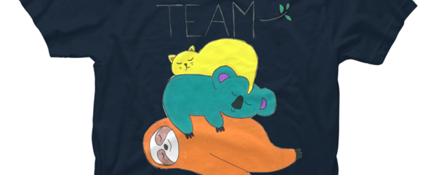 Team Lazy t-shirt design