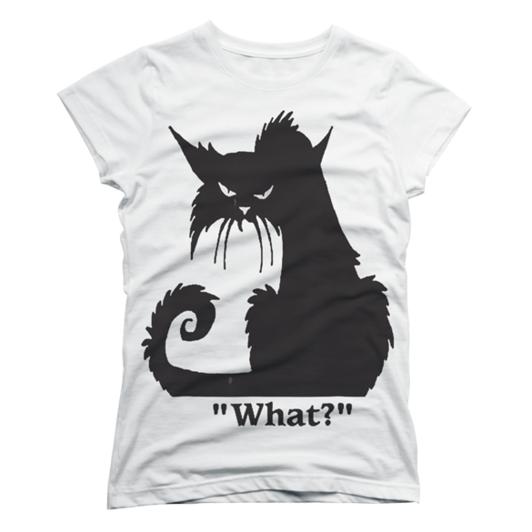 Cat What Funny t-shirt design
