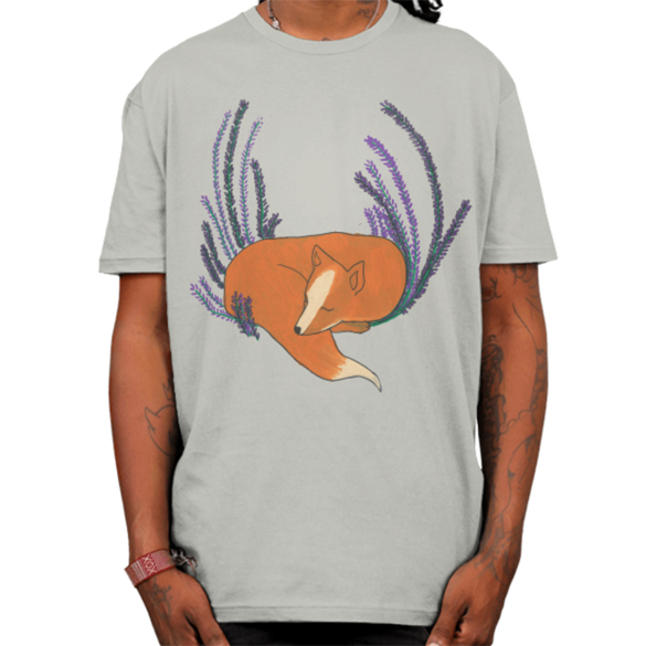 Flower Fox t-shirt design