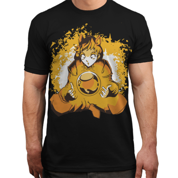 Magic ball anime t-shirt design