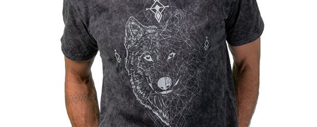 Men's Wolf T-shirt design