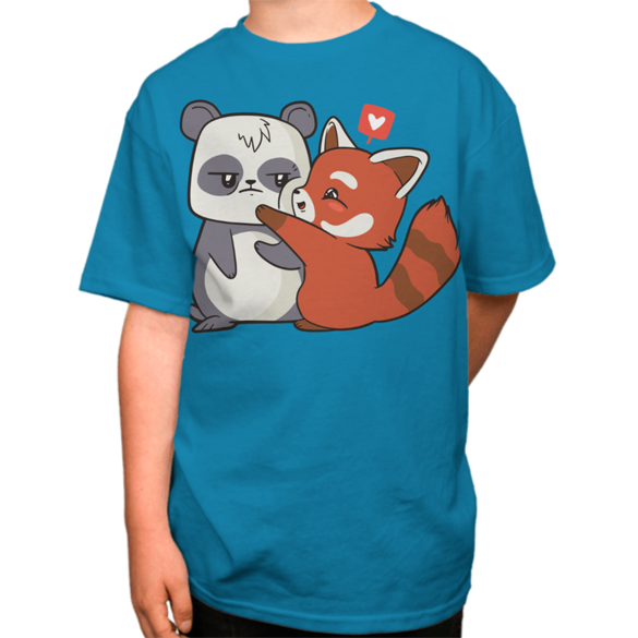 Panda love t-shirt design