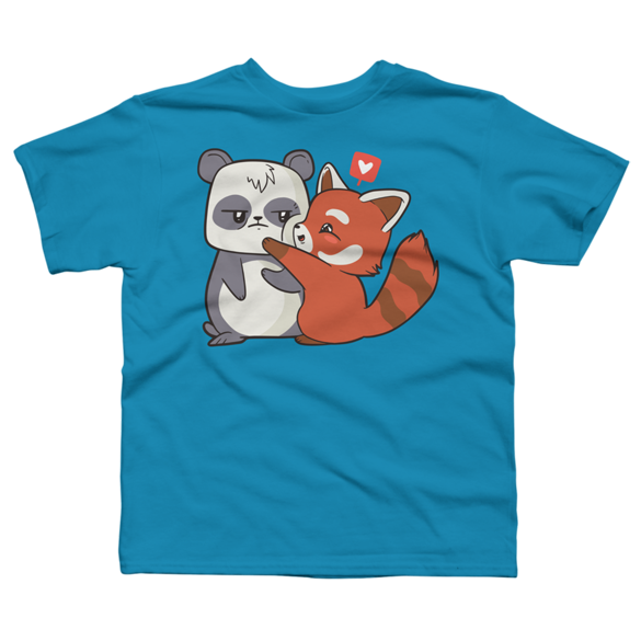 Panda love t-shirt design