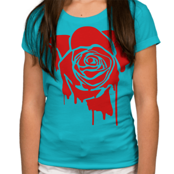 Street Art Rose t-shirt design