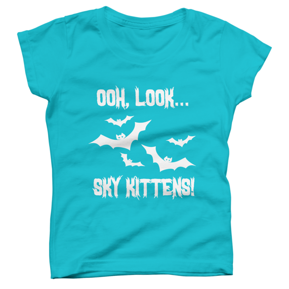 Bat Lover Sky Kittens t-shirt design