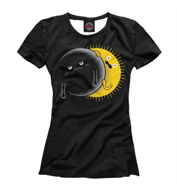 Funny Solar Eclipse T-Shirt Design
