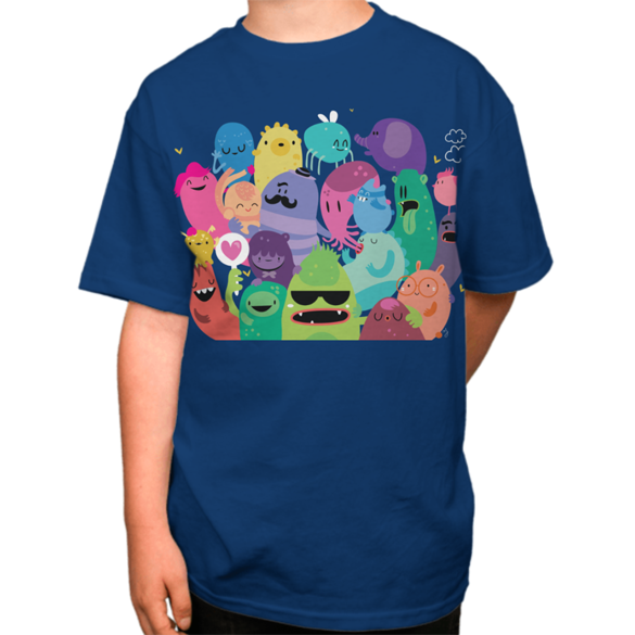 Monster reunion t-shirt design