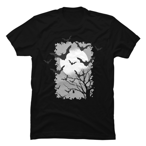 Bat night t-shirt design