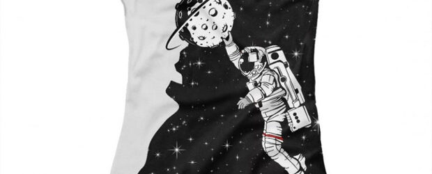 Space Basketball t-shirt design