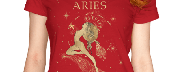Aries zodiac sign t-shirt design