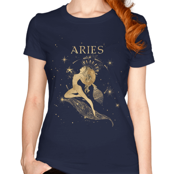Aries zodiac sign t-shirt design